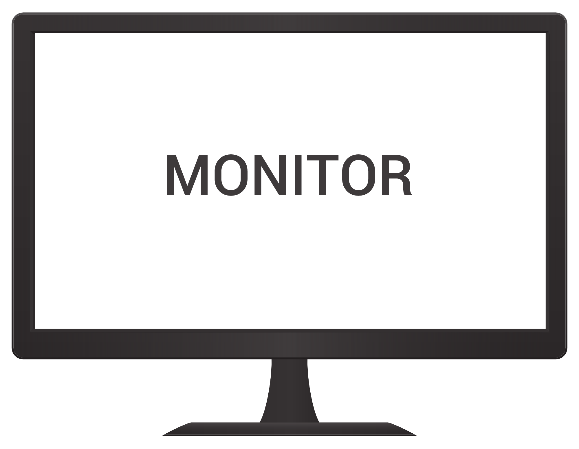 2000x1550 Monitor Vector Png Image