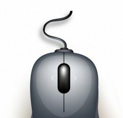 244x233 Black Computer Mouse Free Vector Free Vectors Ui Download