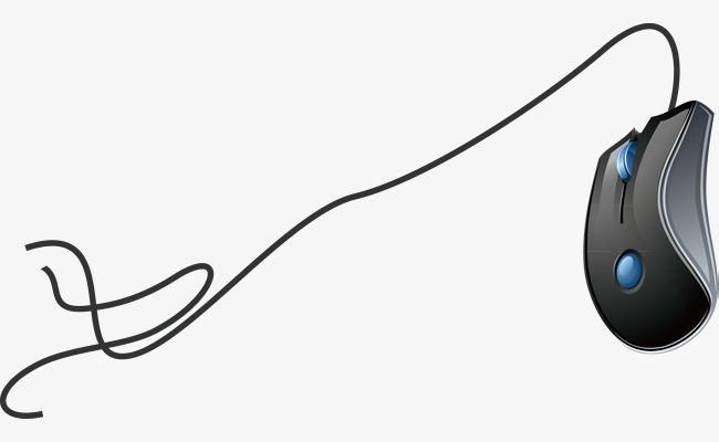 650x400 Computer Accessories, Black Mouse, Typing Pulley Vector, Computer