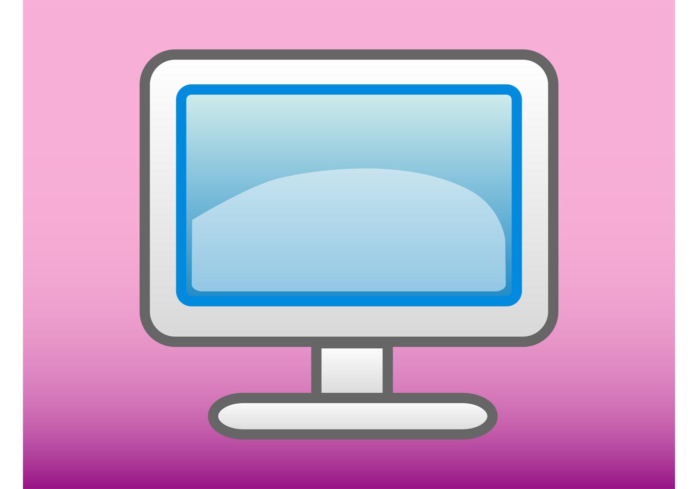 1400x980 Desktop Computer Free Vector Art