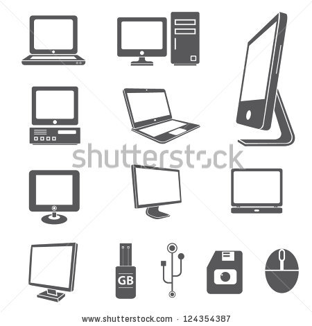 450x470 Free Vector Computer Icon 56077 Download Vector Computer Icon