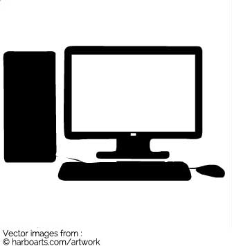 335x355 Download Computer With Screen And Keyboard