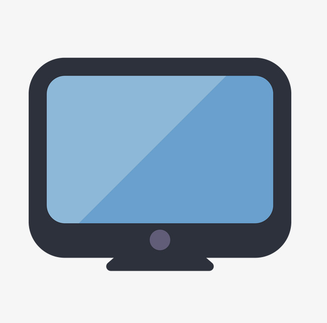 650x642 Black Computer Monitor Logo, Black Vector, Computer Vector, Logo