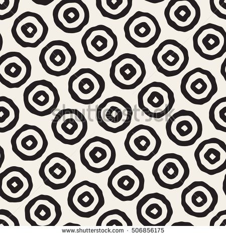 450x470 Vector Seamless Black And White Hand Drawn Concentric Circles