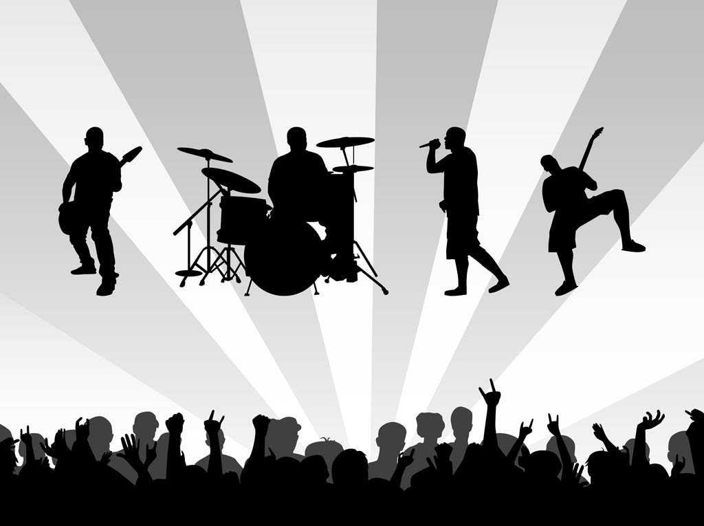 1024x765 Band Concert Background Vector Art Amp Graphics