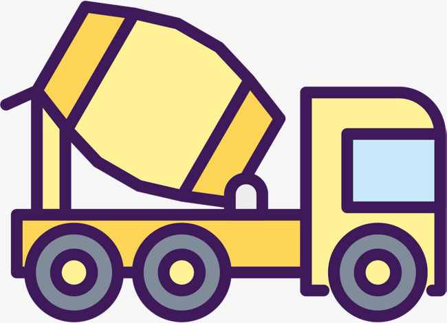 650x470 Concrete Mixer Icon, Icon Vector, Architectural Engineering
