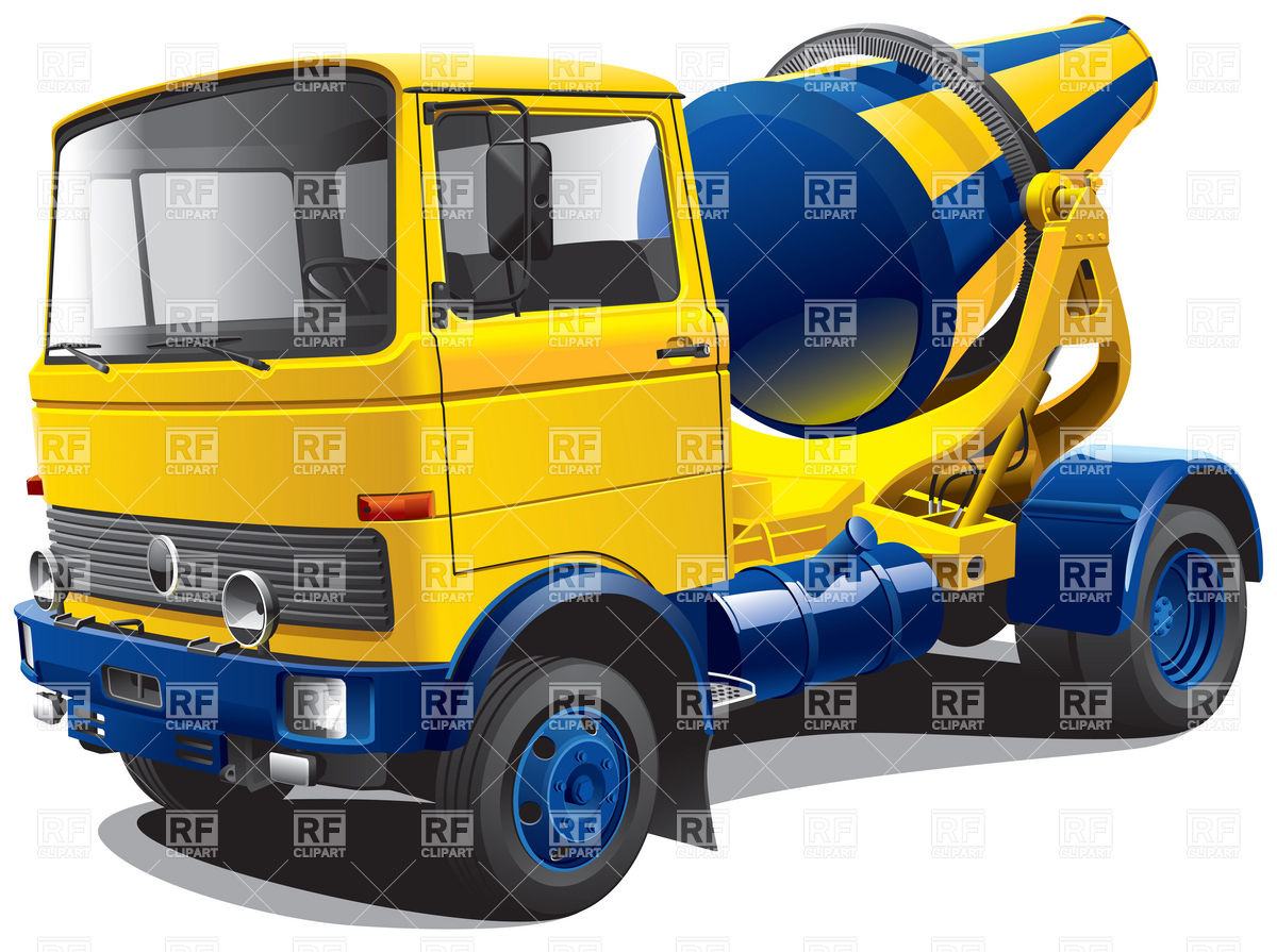 1200x895 Concrete Mixer Truck Vector Image Vector Artwork Of