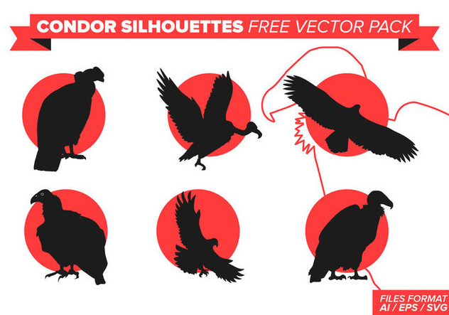 632x443 Condor Silhouette Free Vector Pack Free Vector Download 388863