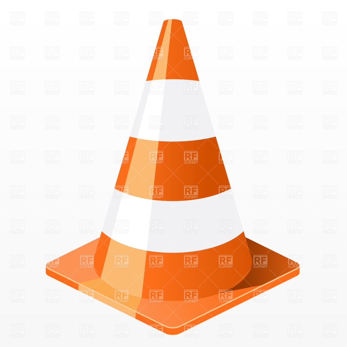 1200x1200 Traffic Cone Vector Image Vector Artwork Of Signs, Symbols, Maps