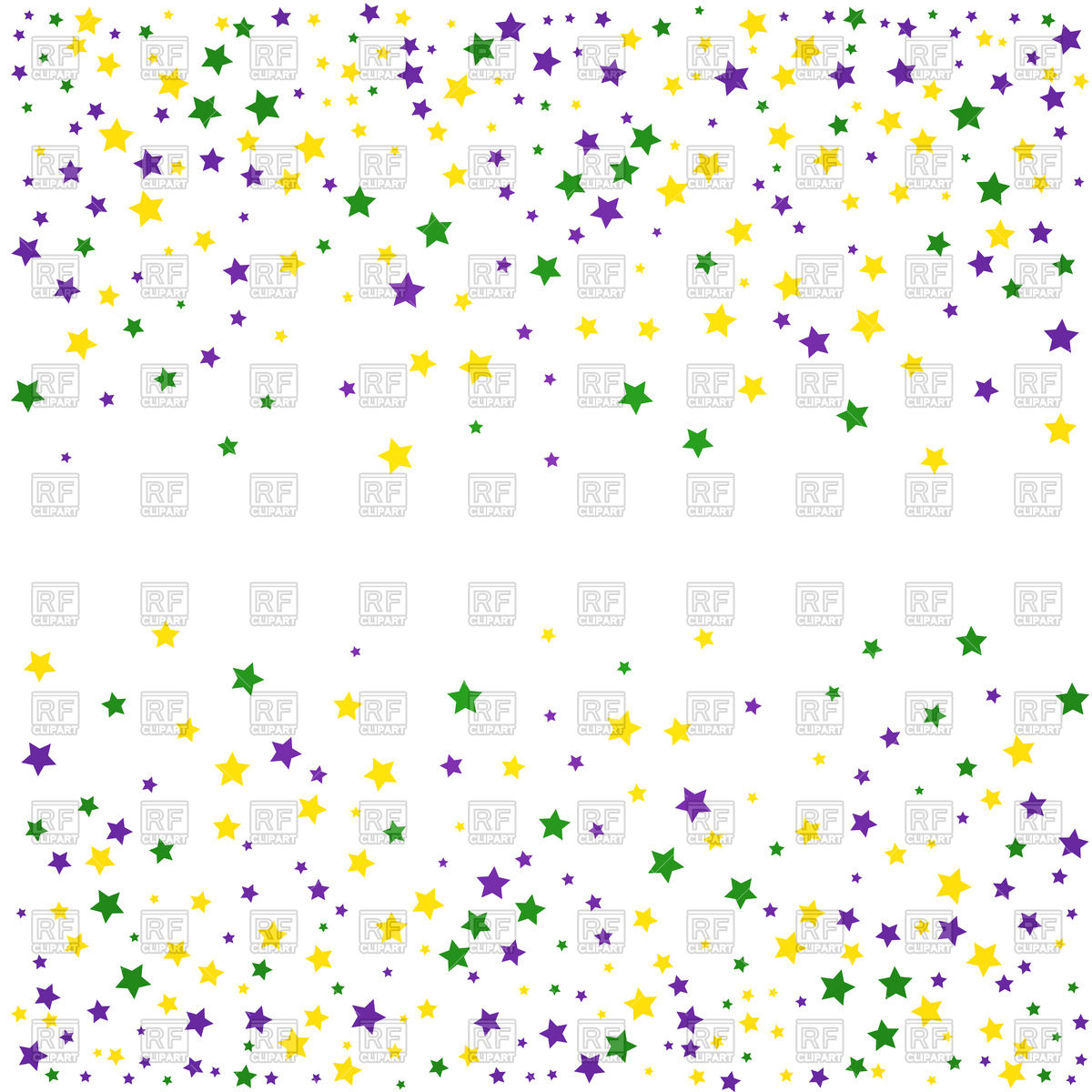 1200x1200 Mardi Gras Background With Starry Confetti Vector Image Vector