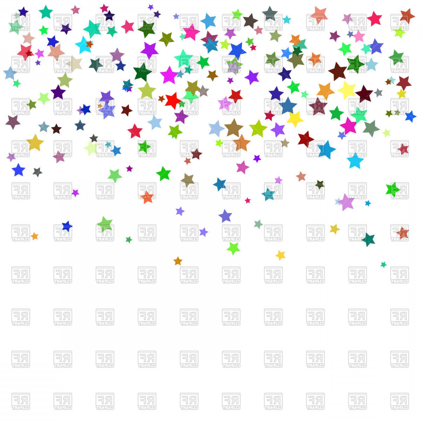 1440x1440 Starry Confetti Background Vector Clipart Lazttweet