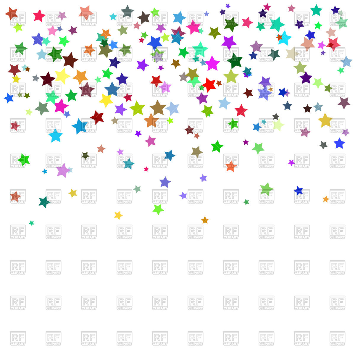 1200x1200 Starry Confetti Background Vector Image Vector Artwork Of