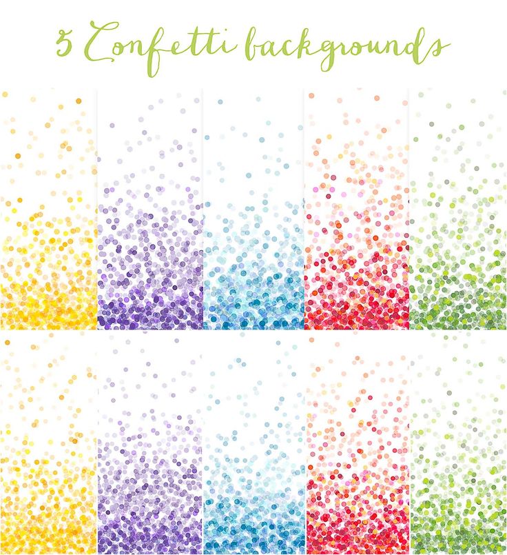 736x805 Confetti Vector Free