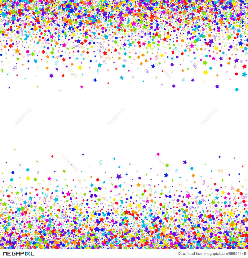 800x830 Confetti Vector Background Illustration 66684448