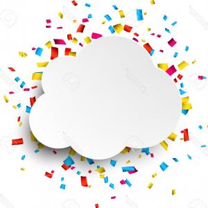 300x300 Photostock Vector Colorful Celebration Background With Confetti