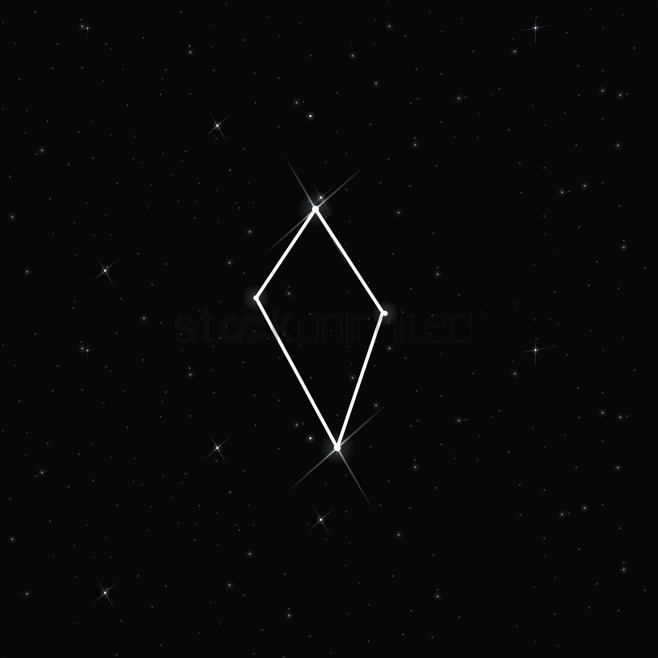 1300x1300 Constellation Vector Image