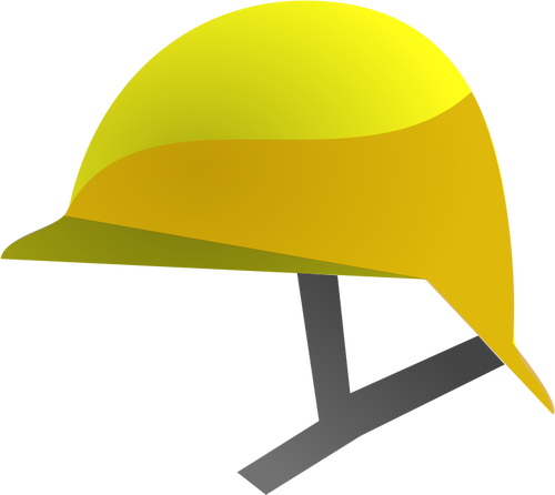 500x446 Vector Graphics Of Yellow Construction Helmet Icon Public Domain