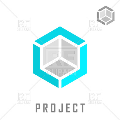 400x400 Isometric Cube Construction Icon Vector Image Vector Artwork Of