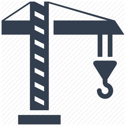 512x512 Building, Construction, Crane, Hook, Industrial, Lifting, Machine