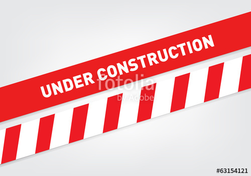 500x350 Under Construction Tape Stock Image And Royalty Free Vector Files