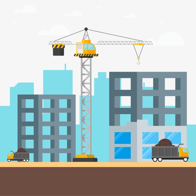 650x650 Construction Scene, Flat, Construction Vector Png And Vector For
