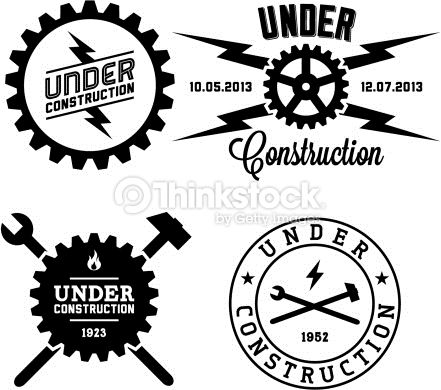 441x390 Label Under Construction Vector Art Icon Www