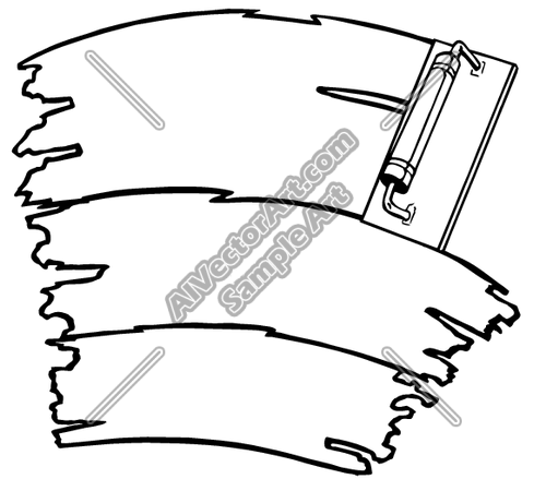 500x439 Trowel Clipart And Vectorart Construction