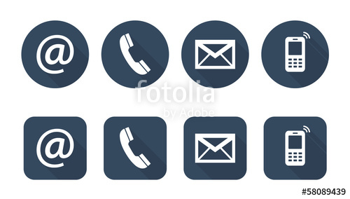 Contact Us Icon Vector at GetDrawings | Free download