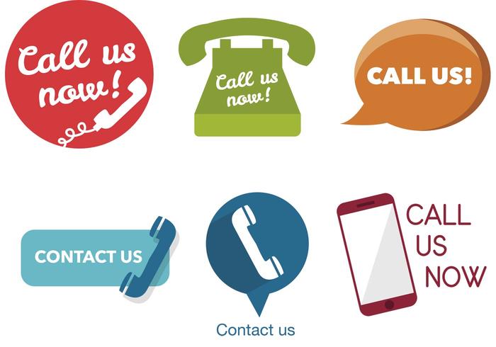 700x490 Various Call Us Now Icons
