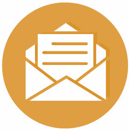 413x416 Contact Vector Icons Set Orange Mail