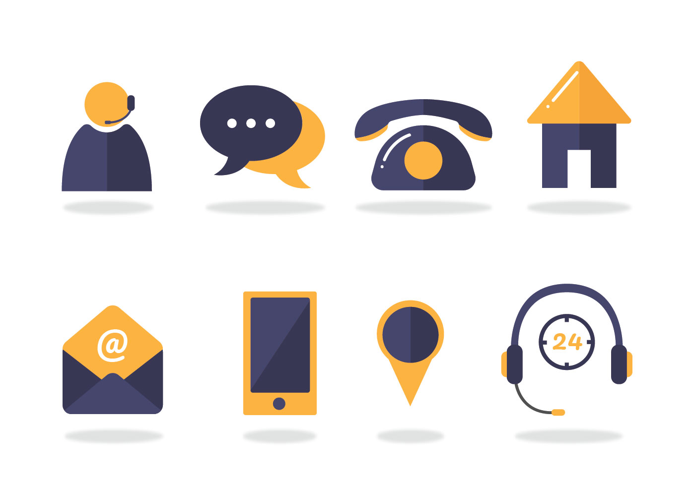 1400x980 Contact Free Vector Art