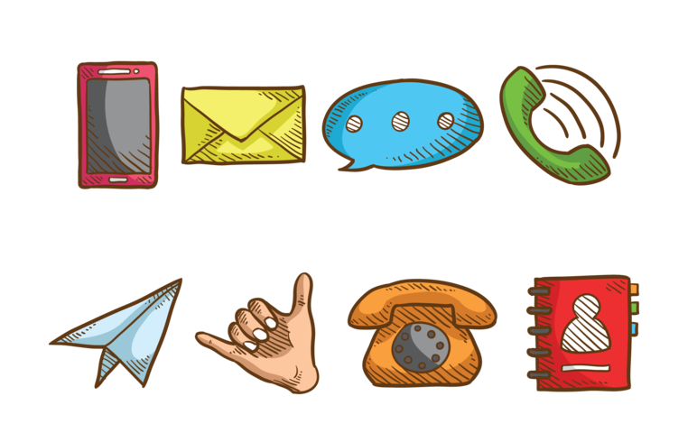 762x490 Contact Free Vector Art