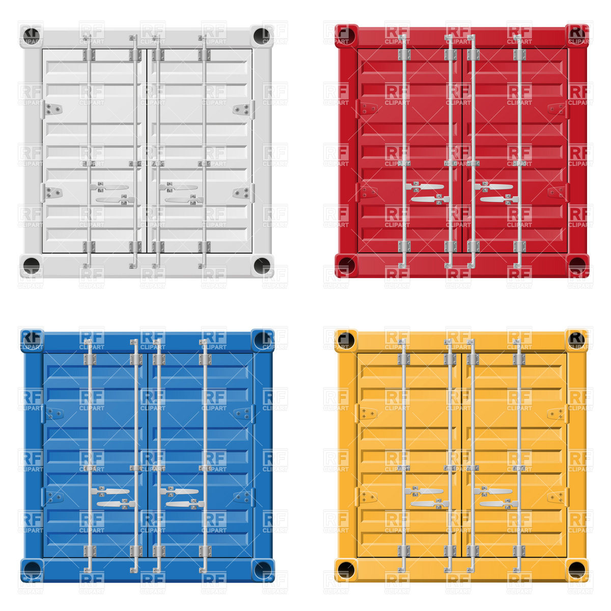 1200x1200 Cargo Container Vector Image Vector Artwork Of Objects