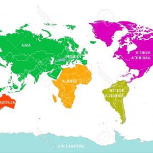 300x300 World Map With Continents Vector Sohadacouri