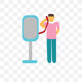 160x160 Conversation Vector Icon Isolated On Transparent Background