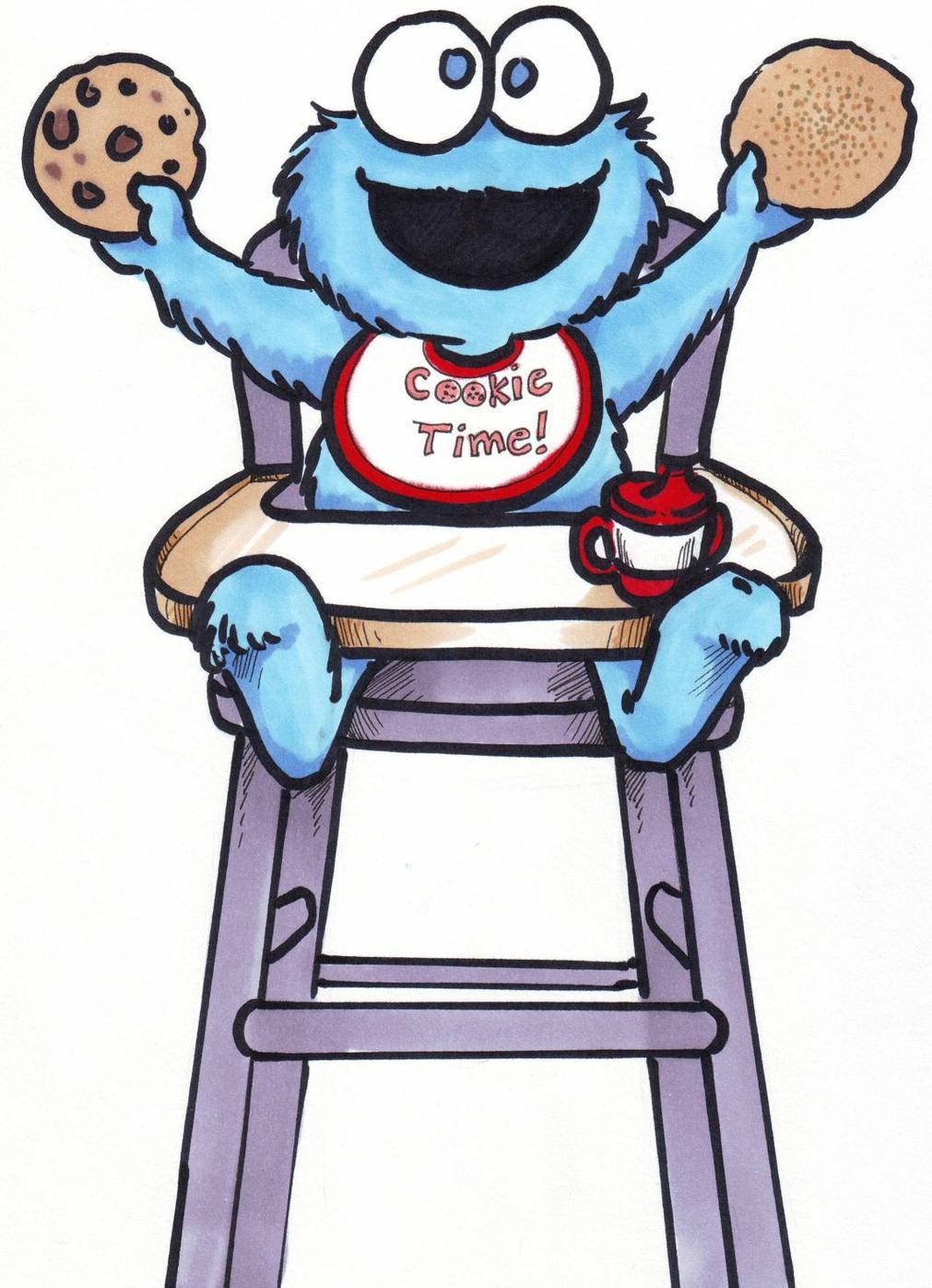 1011x1397 Baby Cookie Monster Clip Art