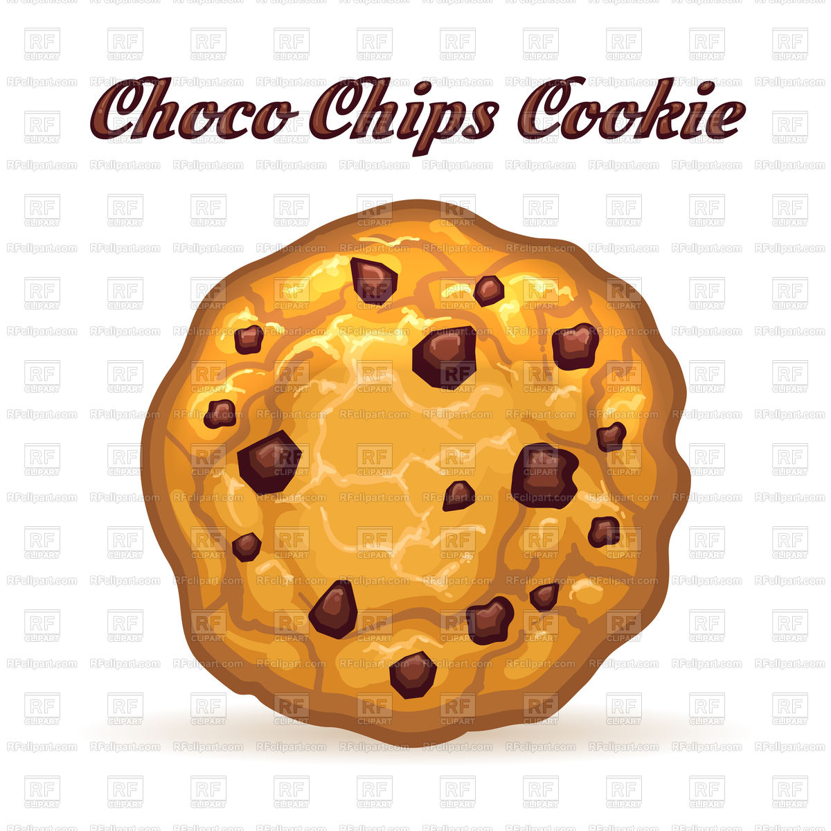 1200x1200 Homemade Chocolate Cookie Vector Image Vector Artwork Of Food