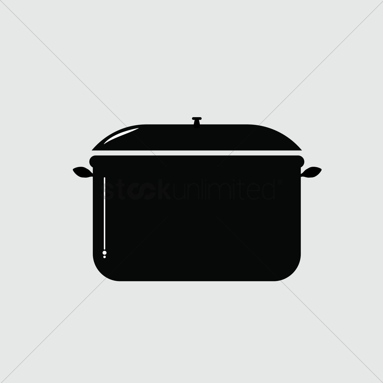 1300x1300 Cooking Pot Vector Image