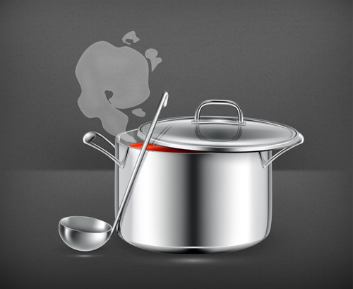 500x409 Cooking Pot Vector Illustration Free Download
