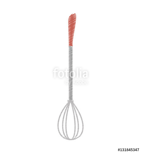 462x500 Drawing Wire Whisk Kitchen And Cooking Utensils Vector
