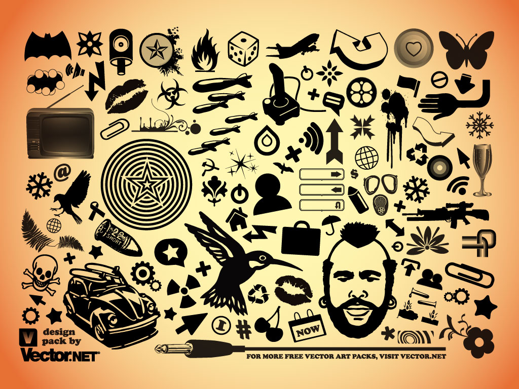 1024x768 Cool Vector Art Pack