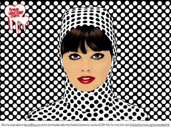 580x438 Cool Pop Art Girl
