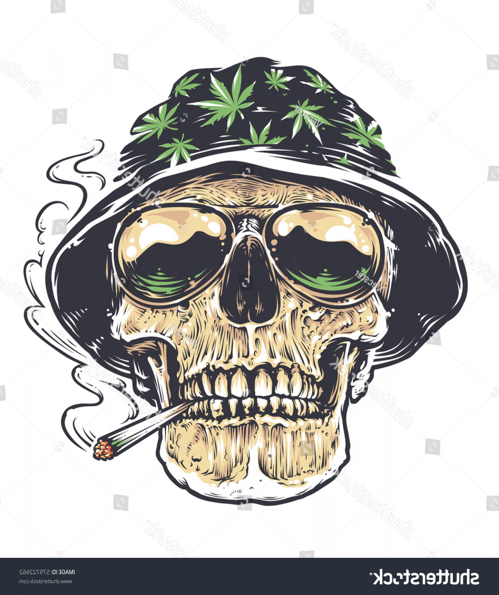 1611x1920 Rastaman Skull Vector Art Hat Cannabis Shopatcloth