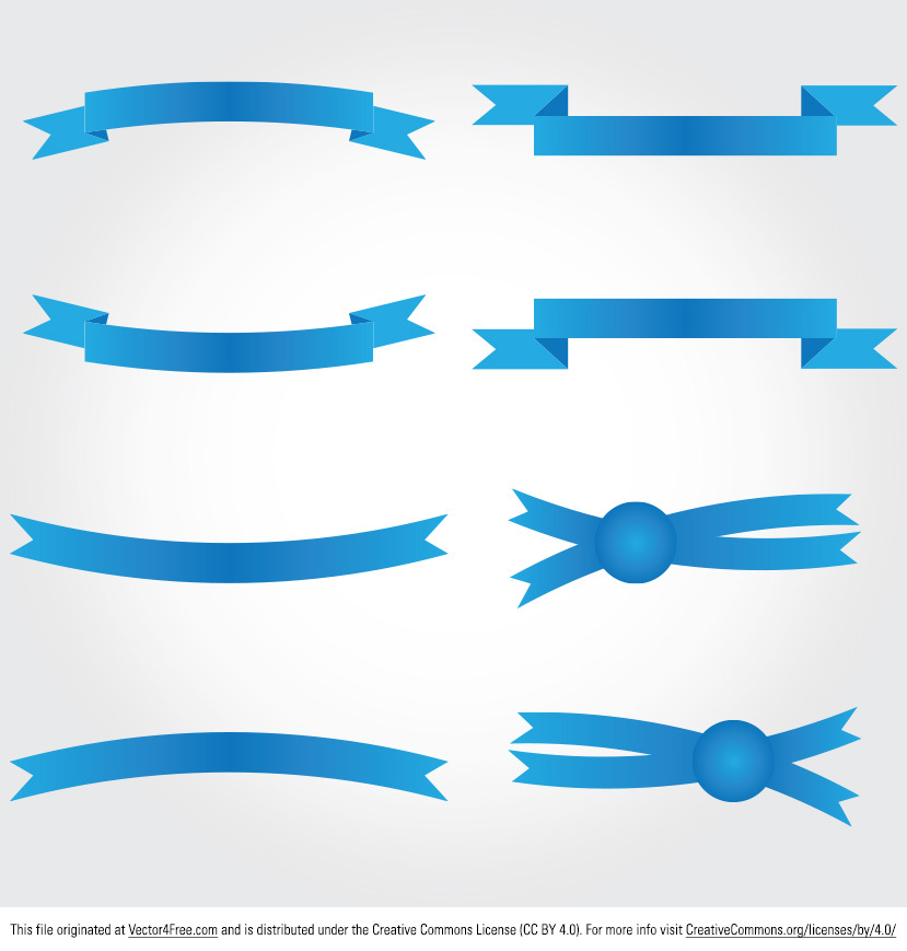 829x869 Free Ribbon Banner Vectors