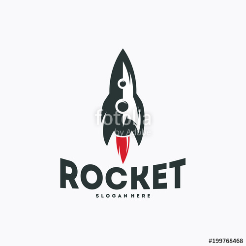 500x500 Cool Rocket Logo Designs Vector, Rocket Sign, Icon, Template