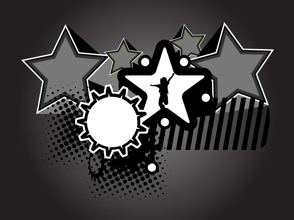 1024x765 Cool Star Design Vector Art Amp Graphics