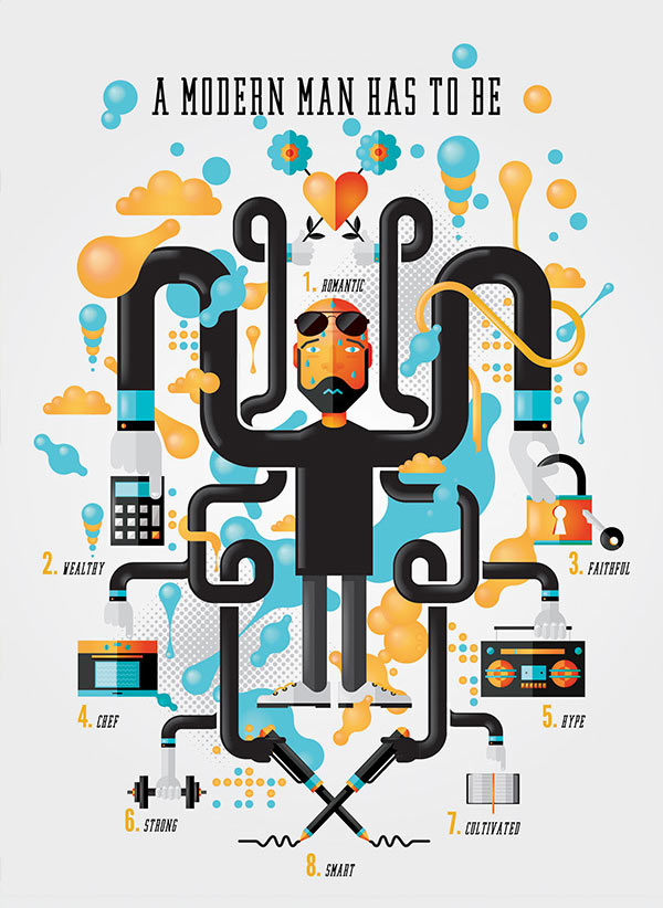 600x822 Super Cool Vector Illustrations By Blindsalida