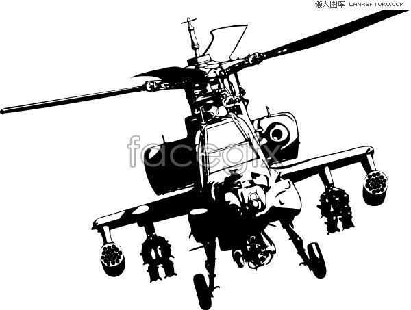 600x453 Apache Helicopters Cool Vector Clipart Panda