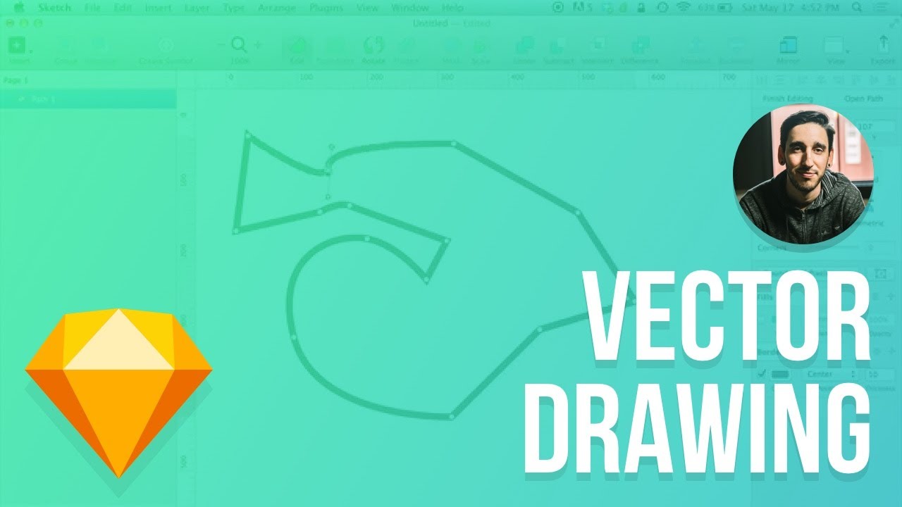 1280x720 Sketch 3 Tutorial Drawing Vector Shapes