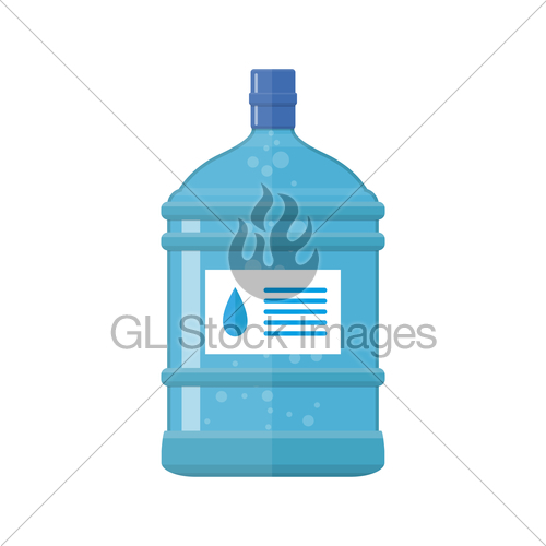 500x500 Office Plastic Bottle For Water Cooler, Gl Stock Images